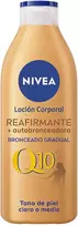 Nivea Q10 Reafirmante Autobronceadora Loción Corporal, 400 ml