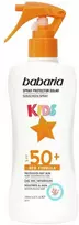 Babaria Apsauginis kremas nuo saulės Purškiklis Su Aloe Vera Vaikams Spf50+, 200 ml