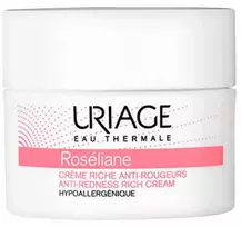 Uriage Roséliane Rich Anti-Redness Kreminis veido kremas sausai, linkusiai raudonuoti odai, 50 ml