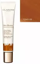 Clarins Skin Illusion Tinted Moisturizer SPF 25 tonuojantis kremas, atspalvis: 08, 40 ml