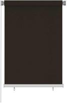 Lauko roletas, 105 (plotis) x 140 (aukštis) cm, rudos spalvos, HDPE
