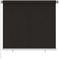 Lauko roletas, 165 (plotis) x 140 (aukštis) cm, rudos spalvos, HDPE
