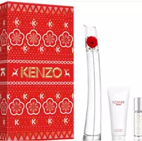Kenzo Flower By Kenzo rinkinys moterims (EDP, 100 ml + EDP, 10 ml + kūno losjonas, 75 ml)