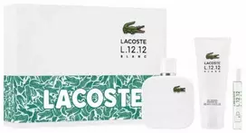 Lacoste L 12 12 Blanc EDT Purškiklis, 100 ml Set 3 Pieces