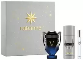 Paco Rabanne Rabanne Invictus Victory Eliksyras Eau De Perfume Purškiklis, 100 ml Set 3 Pieces