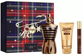 Jean Paul Gaultier Le Male Eliksyras rinkinys vyrams (PP kvepalai, 125 ml + dušo želė, 75 ml + PP kvepalai, 10 ml)