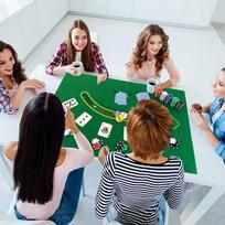 Promotions Pokerio žetonų rinkinys, 500 vienetų, 56x20x6,5 cm, juoda sidabrinė