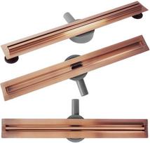 Dušo latakas REA Neox Slim Pro, Brushed Copper, 60 cm