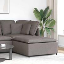 Modulinė sofa, pakojų modulis, pilkai ruda, 100x100x48 cm