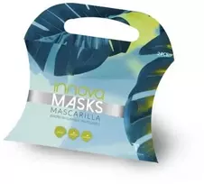 Innovafarm Daugkartinė Plaunama Kaukė Juoda 2 Vnt.