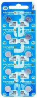Renata 399 SR927W/SR727SW sidabro oksido baterijos 10 vnt.