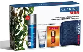 Clarins Men Gel Crema Antiedad y Firmeza Estuche 4 Piezas
