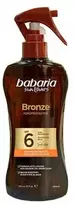 Babaria Sol Bronze Aceite Protector Solar Zanahoria Purškiklis Spf6, 300 ml