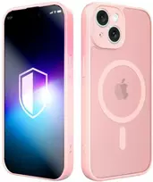 3mk Misty MagCase dėklas iPhone 15, rožinis