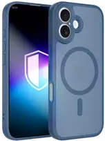 3mk Misty MagCase dėklas iPhone 16 telefonui, mėlynas