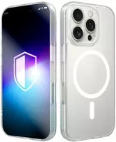 Dėklas Balta telefono dėklo 3mk Misty MagCase iPhone 16 Pro
