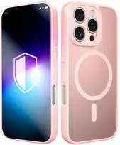 3mk Misty MagCase dėklas iPhone 16 Pro Max telefonui, rožinis