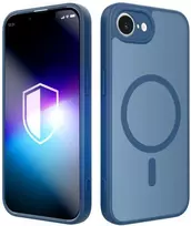 Dėklas 3MK Misty MagCase do Apple iPhone 16e / 17e mėlyna