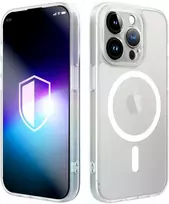 Dėklas Balta telefono dėkliukas 3mk Misty MagCase, skirtas iPhone 15 Pro Max
