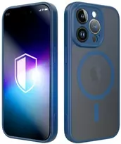 3mk Misty MagCase dėklas iPhone 15 Pro telefonui, mėlynas