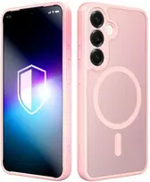 Dėklas 3MK Misty MagCase do Samsung Galaxy S25 rožinis