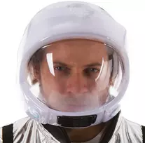 Astronauto plastikinis šalmas universalus