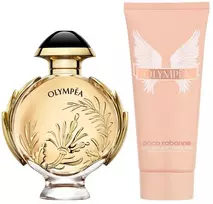 Set Paco Rabanne: Olympea Solar, Eau De Parfum, For Women, 80 ml + Olympea Solar, Hydrating, Losjonas kūnui, 100 ml