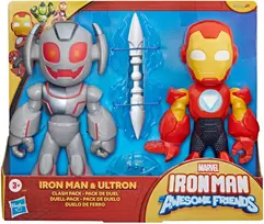 AVENGERS IRON MAN AND HIS AWESOME FRIENDS Rinkinys „Geležinis žmogus prieš Ultroną“