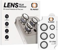 Apsauginis stiklas Tel Protect 3D Lens skirtas Samsung Galaxy S26 Ultra transparent (objektyvui 5 vnt)