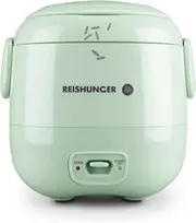 Reishunger mini ryžių viryklė, keramikinė danga, 0,3 l talpos, 120 W, žalia, 533-MRK-GRÜN