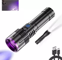 Relybo UV prožektorius 365 nm, 30 W su LCD ekranu, USB-C įkrovimu ir bepakopiu ryškumo reguliavimu, Relybo-P8-DE
