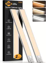 Gritin LED spintos šviestuvų rinkinys su judesio jutikliu, 2500 mAh akumuliatorius, USB-C įkrovimas, G1358