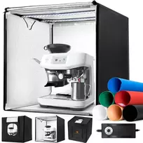 K&F Concept 60 cm sulankstomas fotografijos studijos šviesdėžės softboxas, 12 W, USB