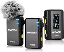 NEEWER belaidis lavalier mikrofonų rinkinys CM28, 4GB atmintis, 48 kHz, 9 val. veikimas