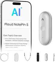 Plaud skaitmeninis diktofonas su AI transkripcija, 64GB atmintis, Bluetooth, modelis PN0210
