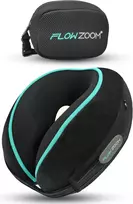 FLOWZOOM kelioninė pagalvė su memory foam, 360° kaklo ir galvos atrama, juoda, DREAM L - BK1
