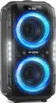 W-KING Bluetooth nešiojama garso kolonėlė 270 W, 6,5 colio žemųjų dažnių garsiakalbis, IPX5, T9 Pro