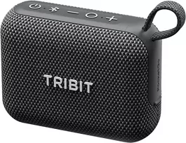 Tribit nešiojama belaidė Bluetooth kolonėlė PocketGo, 7 W, IP68, iki 20 val. grojimo, TWS, juoda