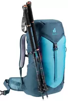 Turistinė Kuprinė - Deuter AC Lite 28 SL 28L Lietaus Danga 970g Lagoon-Atlantic