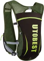 UTOBEST bėgimo kuprinė su drėkinimo sistema, 5,5 l, ultralengva, žalia