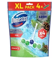 TOILET CLEANER DOMESTOS PINE 4X55G