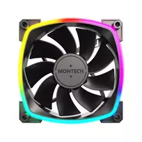 MONTECH RX120 PWM 120mm Case Fan - 3 in 1 Black