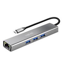 Hub USB3.2 3xUSB-A 1x RJ45 Gigabit Ethernet