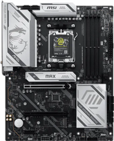 MSI MAG X870E GAMING MAX WIFI | Processor family AMD | Processor socket AM5 | DDR5 | Supported hard disk drive interfaces SATA, M.2 | Number of SATA connectors 4 MAG X870E GAMING MAX | 4711377407199