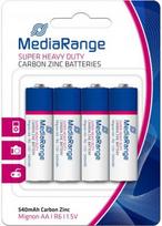 BATTERY CARBON-ZINC AA 1.5V/4PCS MRBAT144 MEDIARANGE MRBAT144 | 4260459610632