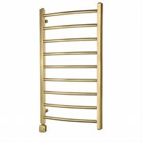 Elektrinis rankšluosčių džiovintuvas WOBBEE BRYMBO GOLD PVD 50x90cm, kairinis paslėptas montavimas, braižyto aukso spalvos W-BRYM-5090BG+300HIDGM-L