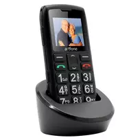 Senjorų mobilusis telefonas Artfone C1+ juodas