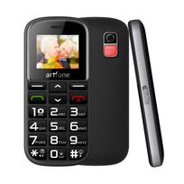 Senjorų mobilusis telefonas Artfone CS-182 juodas/sidabrinis