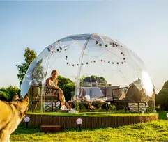 Surenkamas Kupolas GeoDomeX iš polikarbonato