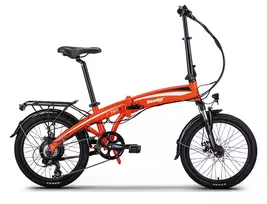 Elektrinis dviratis Beaster BS115O, 250 W, 36 V, 8,8 Ah, oranžinis, sulankstomas